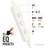 JBL Tune 310C Headphones Wired In-Ear Headphones Pure Bass Sound, 3-Button EQ Selection, Make Clear Calls with USB-C Devices, Microphone and USB-C Port - White